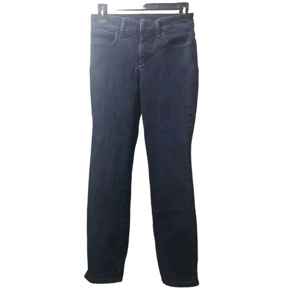 NYDJ Lift Tuck Technology Ankle Skinny Jean Women's 2 Dark Wash 5-Pocket Denim